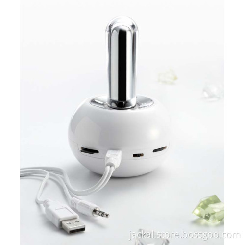 The hot mini vibration speaker with usb sd tf fm radio